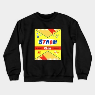 Storm Chips Funny Design Crewneck Sweatshirt